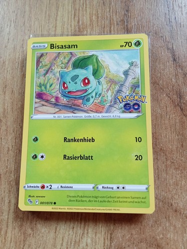 Pokemon karte bisasam deutsch - karte,