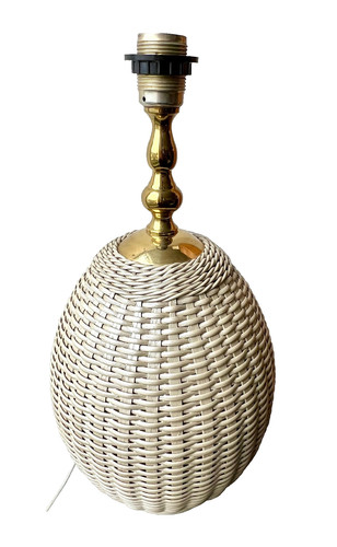 Grosse tischlampe rattan - grosse,