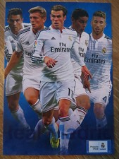 Autogrammkarte AK *JAMES/RONALDO/BALE/KROOS/RAMOS* Real Madrid 14/15 2014/2015