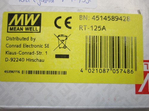 Mean well 125a - mean, rt-125a