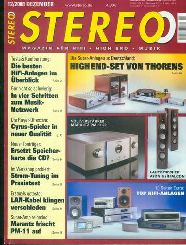 Stereo 2008 high end set - end,