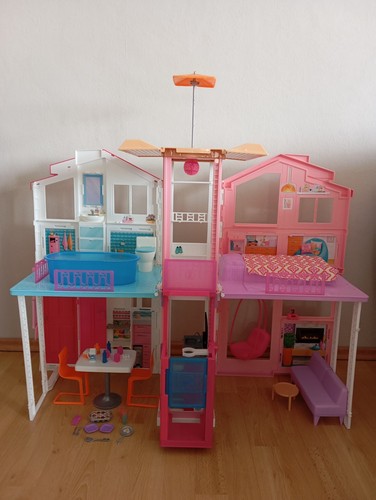Barbie stöckiges stadthaus - barbie, 3-stöckiges