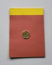 BRD 1 Cent vergoldet