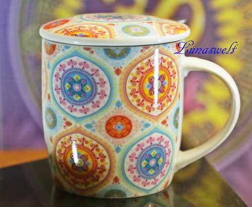 Set teetasse mandala mit - mandala,