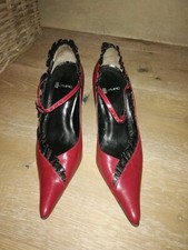 ELEGANTE PUMPS, ABENDSCHUHE, OLYMPIC BY HEINE, Gr. 39, SPANISCHER STIL, FLAMENCO
