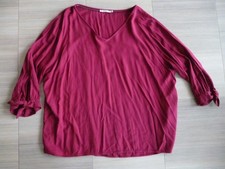 Cecil Bluse Tunika Shirt Beere V-Ausschnitt 3/4 - Langarm, Gr. XXL festlich