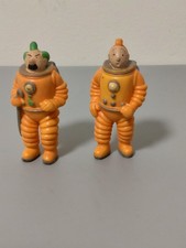 TINTIN + MILOU Tim und Struppi  : SCHULTZE + Tim als Astronauten LU 1995