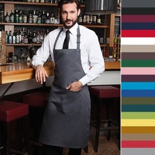 Karlowsky Latzschürze Basic mit Tasche und Schnalle BLS5 Schürze NEU