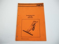Agria 3300 Motormäher Ersatzteilliste Ersatzteilkatalog 1980