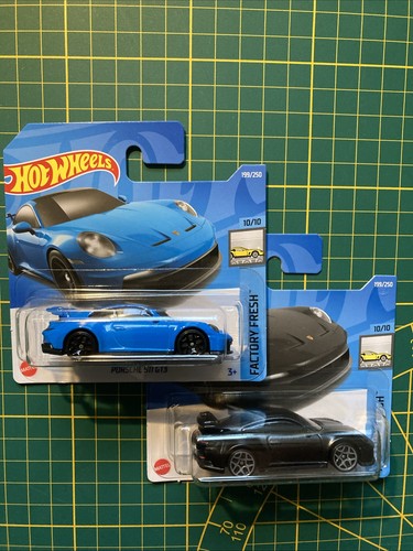 Hot wheels set - wheels, porsche