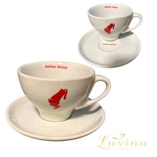Julius Meinl Kaffeetasse + Unterteller Weiß  AB2