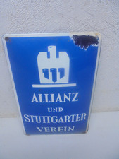 (Nr24)  Emailschild  Allianz   Versicherung   Ungereinigter Fund