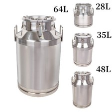 Misney® Edelstahl Milchkanne Milchkrug Milch Transportkanne Milchbehälter 28-64L