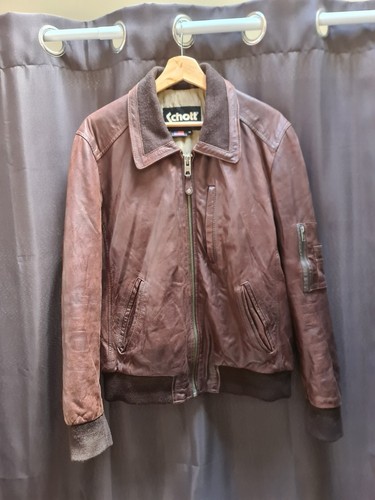 Schott lederjacke herren - lederjacke,