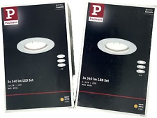 Paulmann 6er Set Einbauleuchte GU10 LED 6x4,5W Metall/Weiß NEU R857