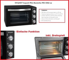 Exquisit Mini Backofen MO 3302