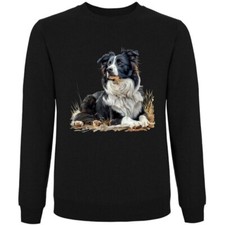 Sweatshirt Schwarz Border