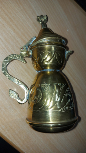 Arabische kaffeekanne messing - arabische,