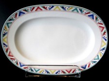 Villeroy & Boch Indian Look Kuchenplatte Servierplatte Tablett oval Teller V&B 