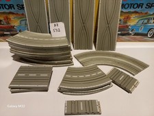 0592	Faller AMS Konvolut 2-spurige Schienen mit weißem Rand, „Racing-Grau“ gebr.