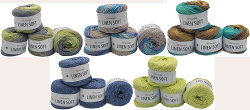 400g strickwolle yarnart linen - 400g,