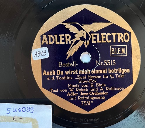 78rpm adler jazz orchester - 78rpm, adler-jazz-orchester