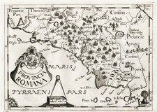 Roma Rome Lazio Italia Italy Kapuziner Karte carta map Montecalerio 1712