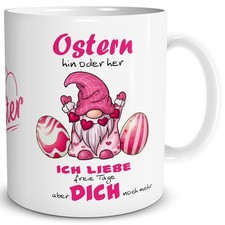 Lustige Oster Tasse Wichtel