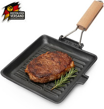 Gusseiserne Grillpfanne für
