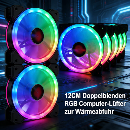 120mm rgb gehäuse lüfter - rgb,