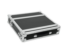 Roadinger Flightcase Funkmikrofon-System 2HE mit Zusatzfach