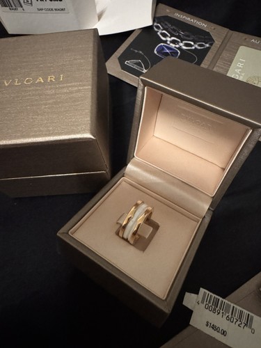 Bvlgari zero ring weiß - bvlgari,