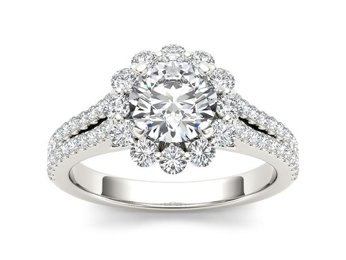 14k massiver weißgold karat - massiver,