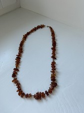 Bernstein Kette Gebraucht Vintage Damen