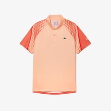 Lacoste Tennis X Novak Djokovic dreifarbiges Poloshirt - S/M - UVP £ 130