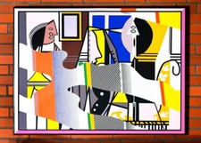 Roy Lichtenstein  "Maler und