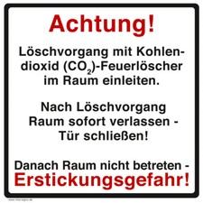 Schild KS „Achtung