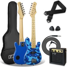 3rd Avenue E-Gitarrenset für Kinder in 1/4-Größe, Junior-Gitarre für Anfänger