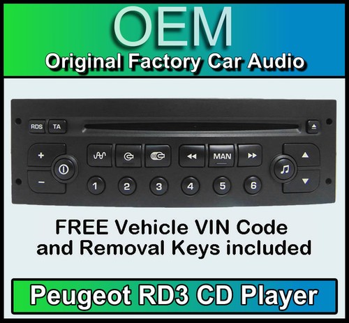 Peugeot 807 auto stereo - stereo, cd