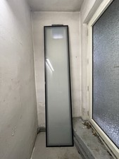 IKEA PAX Glastüren 4x, schwarz mit Milchglas