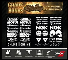 40x Motorrad Sponsoren