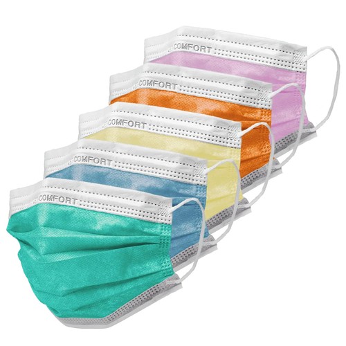 Maske farbenmix bunt typ - maske,, farbenmix,