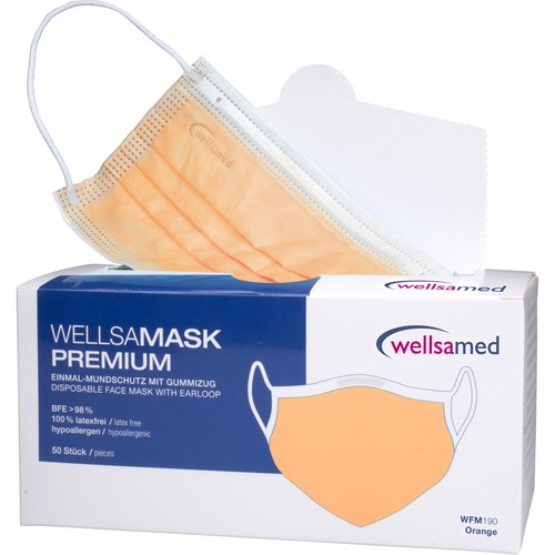 Wellsamask mundschutz orange - mundschutz,