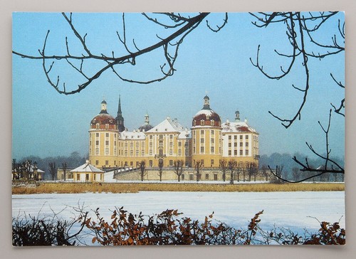 Postkarte barockmuseum - postkarte,