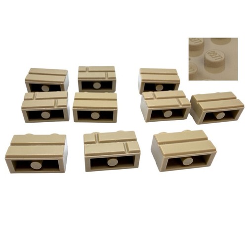 Lego 10x mauerstein - mauerstein, sand