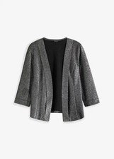 Jersey-Blazer mit Glitzer Gr