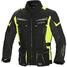 Büse LAGO PRO Textiljacke schwarz / neon gelb Motorradjacke wasserdicht