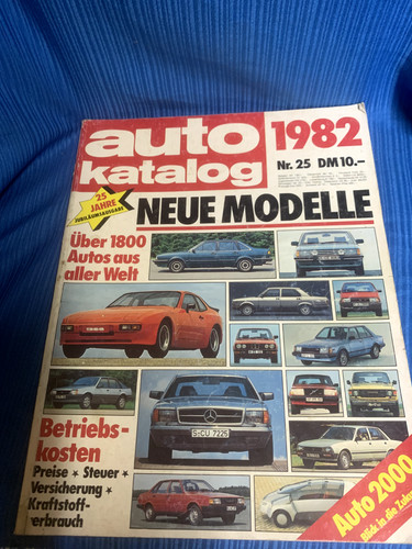 Autokatalog auto katalog 1982 - autokatalog,