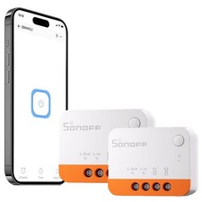 Ohne Neutralleiter, 2Packs Sonoff ZBMINIL2 Zigbee Smart Schalter Switch 6A/1440W