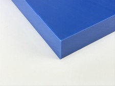 Kunststoff Klotz Vierkant POM 225x100x20 mm blau Quader Platte Rest Stück